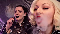6 clips! 2 hours! Full videos! Lesbian Fetish Domination - Kinky Dirty Talk Girls in Latex and PVC (Arya Grander and Dredda Dark)