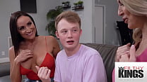 FilthyKings - I Just Had A Threesome With My Busty Stepmom & Her HOT Brunette Friend