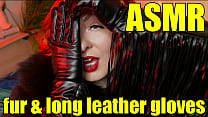 Mistress Arya Grander in FUR close up ASMR video teasing