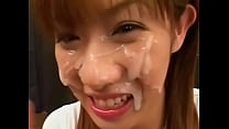 Asian First-Timer Facial Cumshot