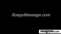 Soapy Massage End With a Big Cumshot 5