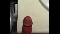 Big cock showing off and cumshot.