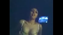 Latina dances and spreads for small dick