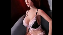 4.59ft Silicone Love Doll Full Entity with Metal Skeleton 3 Entries Natural Skin