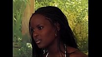 Horny pregnant babe Chocolate enjoys her tight pussy fucked by a huge pole