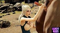 Game of Thrones-Daenerys tries hard to please Drogo