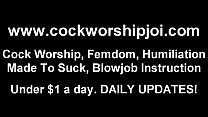 You need to learn how to handle really big cocks JOI