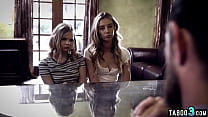 Small titted teen lesbians fucked by a dirty counselor