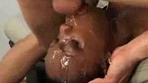 Black slut throat fucked SMG