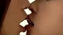 Sexy hot lesbian asian babes kissing