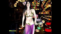 Asian Belly Dancer Makes All The Turkish Boys Cum at the Bazaar