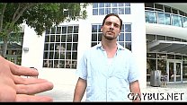 Oral-job with a horny gay stud