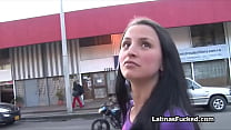 Picking up Latina on the street for a nice oral session