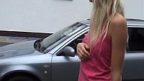 2 blonde sucking dick at a gas station