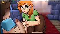 HornyCraft [ rule 34 sex games ] Ep.6 Alex loves to have her face covered with cum