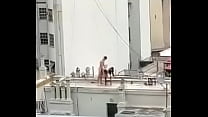 Fucking at the Top of the building