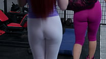 Stud Slams Busty Sluts Chloé and Miss Olivia at the Gym GP2516
