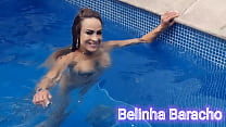 Belinha by the pool