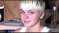 Pixie cut beauty is great at hardcore cock pleasing