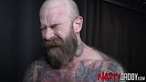 Tattooed Daddy Raw Fucked Deep And Hard