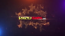 StrictlyHands - Red haired Bridgette makes the jizz fly in her first porno flick