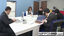 Sexy Japanese babe gets touched