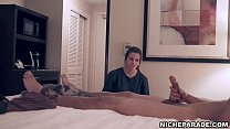 NICHE PARADE - Small Housekeeper Jerks Off Hotel Guest