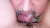 Drinking wife's pee and licking her pussy