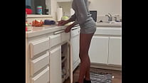 My Ebony Maid Cums to clean and Fuck