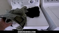 Brunette Cleans Her Pipes On Laundry Day - Avi Love