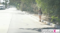 A young man sees a lonely girl , Karlie Brooks, hitchhiking, and pulls over to give her a ride. While driving he discovers she has no place to stay, so he offers her to stay at his place.