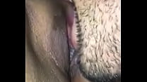 Oral vaginal con lengua