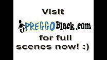 Pregnant black amateur riding big black cock on the bedhi-1
