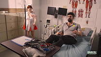 Unrealimagestudio | Nurse Odette Fox uses her big ass to heal Brandon Ashton's dick