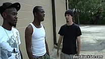 Sexy White Gay Boys Banged By Muscular Black Dudes 01