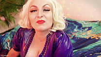 hardcore rude JOI - Mistress in latex (Arya Grander) - dirty talking blonde MILF - countdown