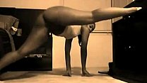 flexible Ebony showing her big sweet ass