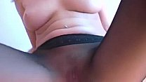 Nylon fetish beauties pantyhose strip