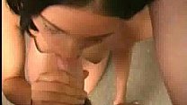Black haired girlfriend sucking nicely