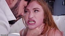 Natural big boobs stepdaughter Skylar Snow gives blowjob to stepdad Tommy Pistol then he fucks her and her MILF Silvia Saige in bondage threesome