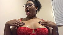 Watch me drool all over my pretty pierced tits