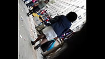 Candid ebony asses and BBW granny in the streets of Joburg