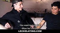 Young Hot Latino Teen Gives Blowjob And Enjoys In Bareback Dick