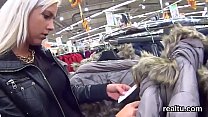Striking czech chick gets teased in the supermarket and penetrated in pov