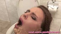 Chick is face fucked until she vomits
