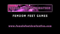 Femdom feet games - Trailer