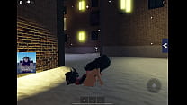 Roblox girl pounded by demon dick in the snowy public