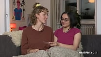 Lesbian Couple Play a Sexy Card Game