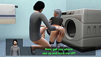 Wife Caught Cheating Husband with Punk Babysitter - DDSims