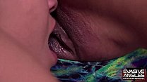 EVASIVE ANGLES Two Delicious Lesbians Eating Black Pussies